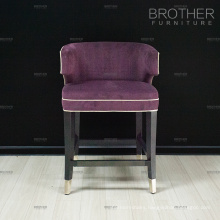 Modern high fabric bar stool bar chair for bar and restaurant